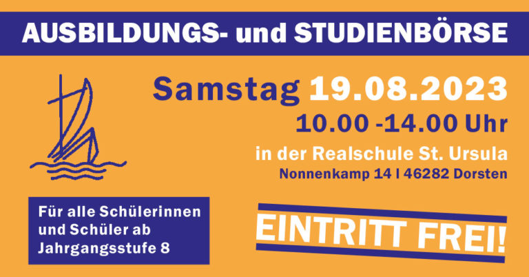 Auf in die Zukunft: Studien- und Ausbildungsbörse in der St. Ursula Realschule