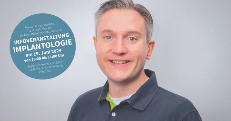 Was ist Implantologie? Dr. Marc Möller-Morlang möchte informieren