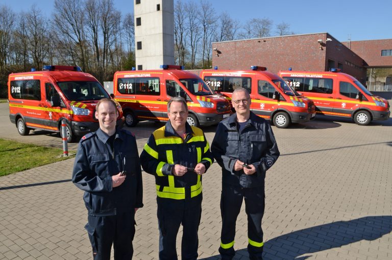 Neue Einsatzfahrzeuge für die Feuerwehr Dorsten