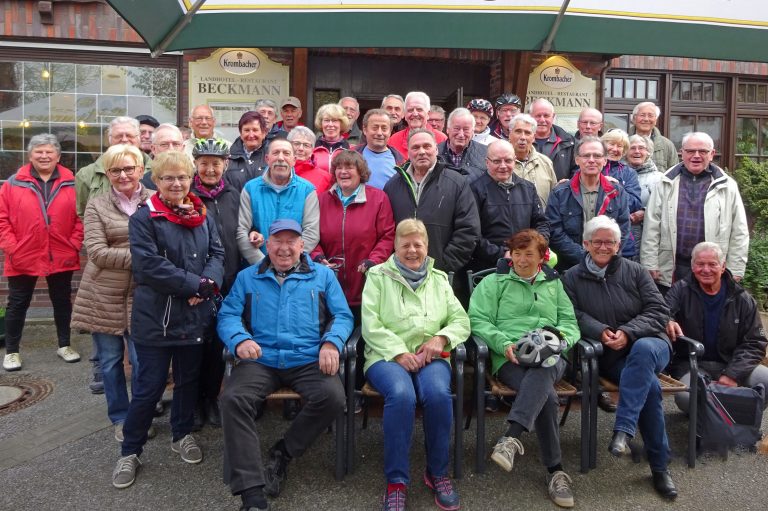 Erste Ausfahrt der Radfahrgruppe Klaus und Klaus