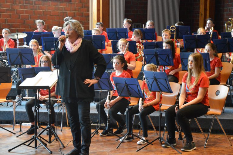 Bläserklasse der Gesamtschule lud zum Konzert