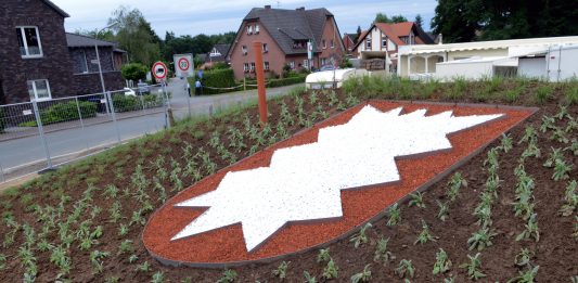 Willkommenshügel am Lembecker Schützenfestplatz