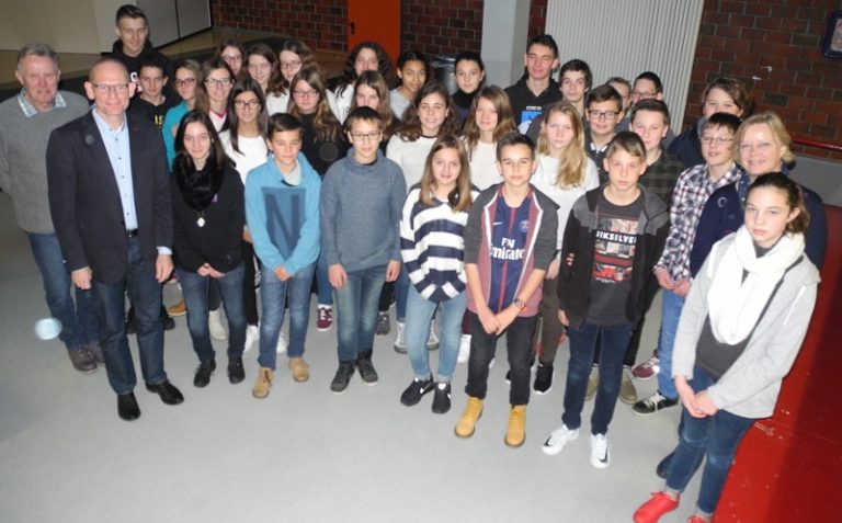 Französische Schüler zu Gast in der Gesamtschule Wulfen
