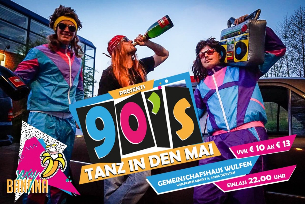 90er Party Gemeinschaftshaus Wulfen