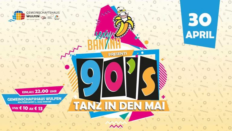 SEXY BANANA TANZ IN DEN MAI 90er-Party