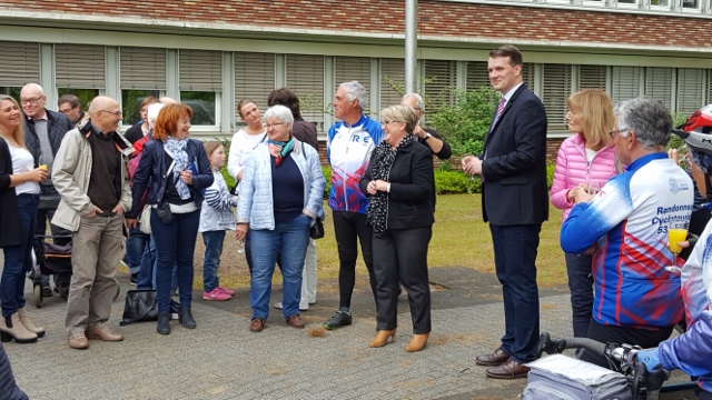 Empfang Gäste aus Ernee in Dorsten von Bürgermeister Stockhoff