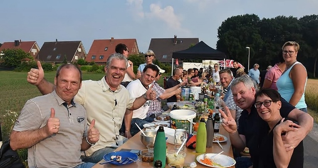 Sternenpicknick, -sehr gute Stimmung