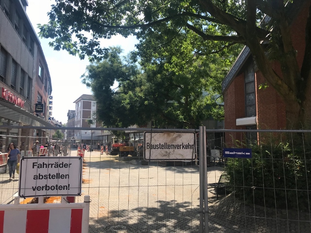 Einkaufsstrasse Dorsten Umgestaltung 