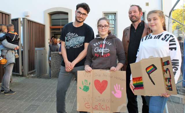 Flashmob der Young Caritasin Dorsten Flashmob Dorsten 2018 (1)