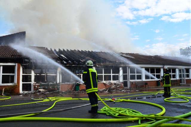 Gro&szlig;brand in Behindertenwerkst&auml;tten Dorsten-Wulfen