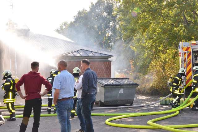 Gro&szlig;brand in Behindertenwerkst&auml;tten Dorsten-Wulfen