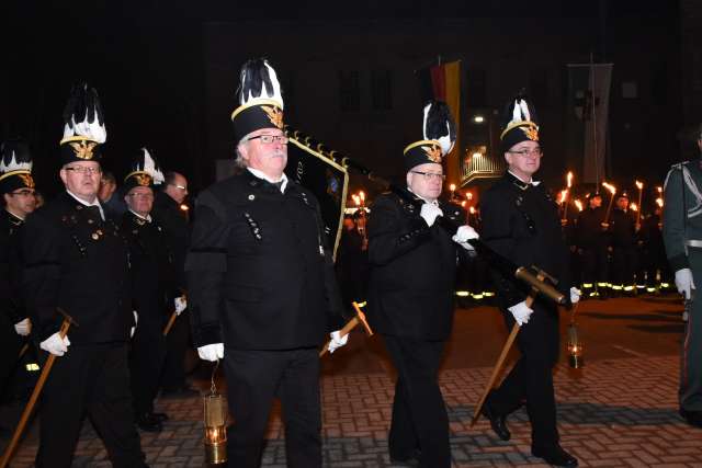 Grosser Zapfenstreich, ende der Steinkohle Zeche Fürst Leopold in Dorsten