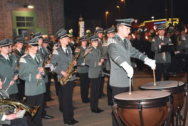 Grosser Zapfenstreich, ende der Steinkohle Zeche Fürst Leopold in Dorsten