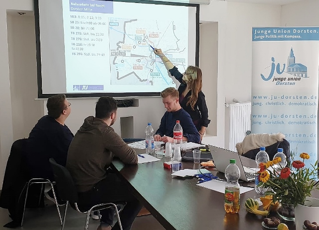 Junge Union Dorsten bei der Ratsarbeit