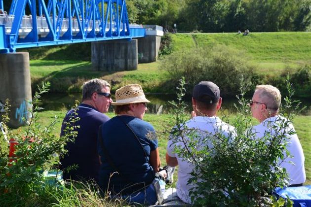Br&uuml;ckenfest hervest Br&uuml;cke er&ouml;ffnet