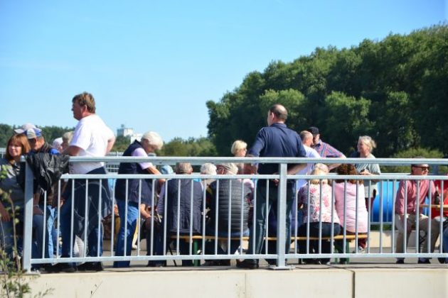 Br&uuml;ckenfest hervest Br&uuml;cke er&ouml;ffnet