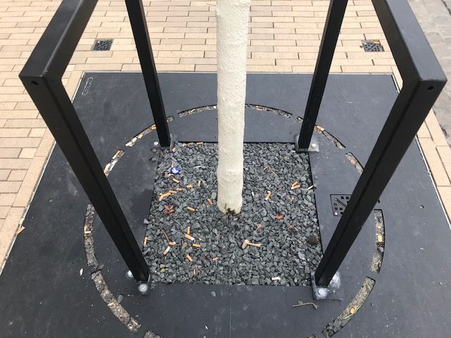Zigaretten in Einkaufsstraße Dorsten
