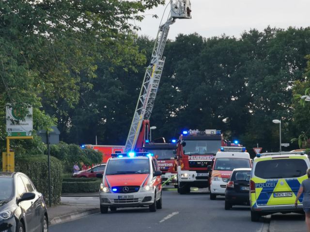 Feuer in einer Küche in Dorsten 