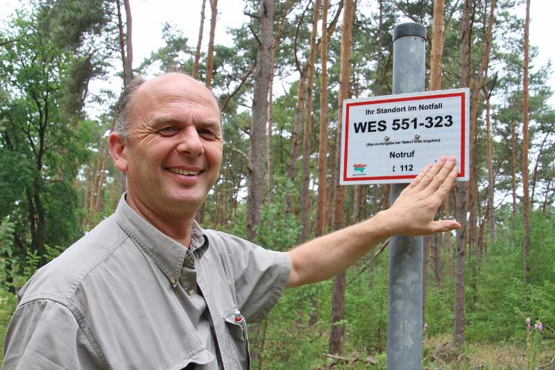 Notfallpunkte Erler Heide