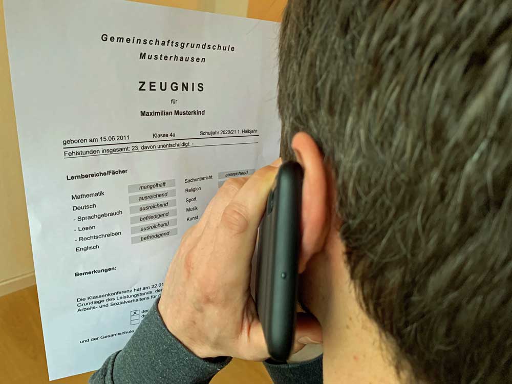 zeugnistelefon
