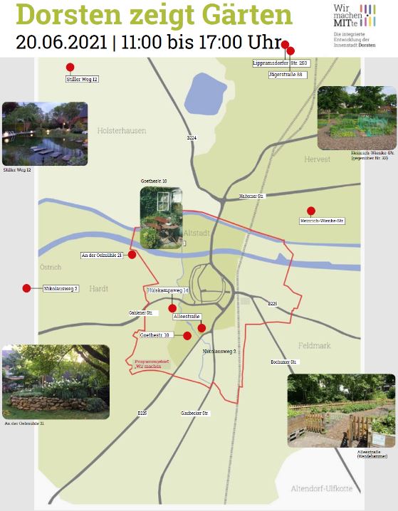 Dorsten zeigt Gärten im Stadtgebiet