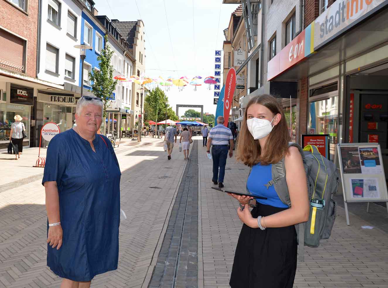 Schirm-Aktion-Dorsten-Altstadt