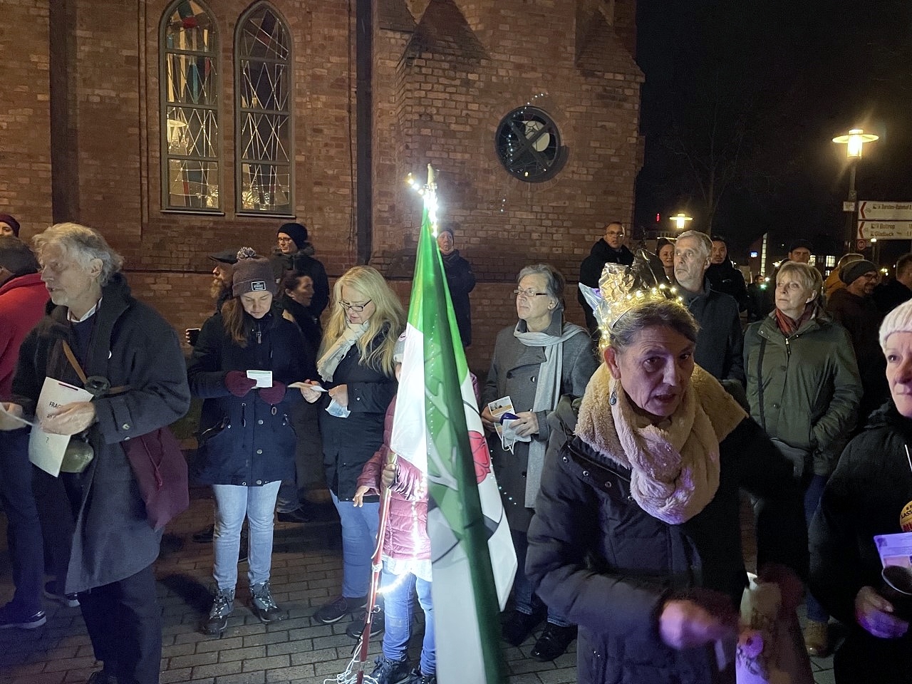 Coronaleugner und Impfgegner Dorsten Demo