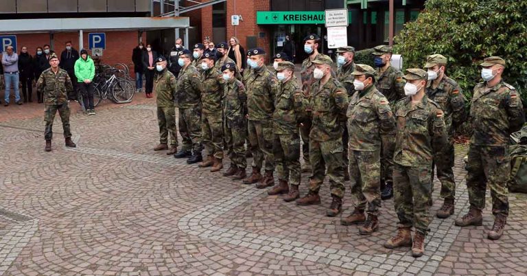 Soldaten nach Corona-Einsatz verabschiedet