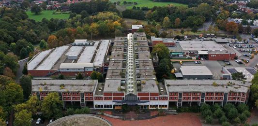 Luftaufnahme Wulfener Markt