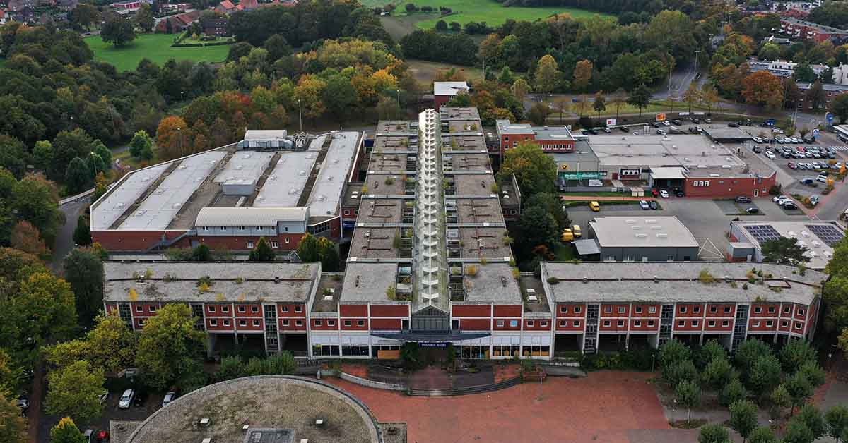 Luftaufnahme Wulfener Markt