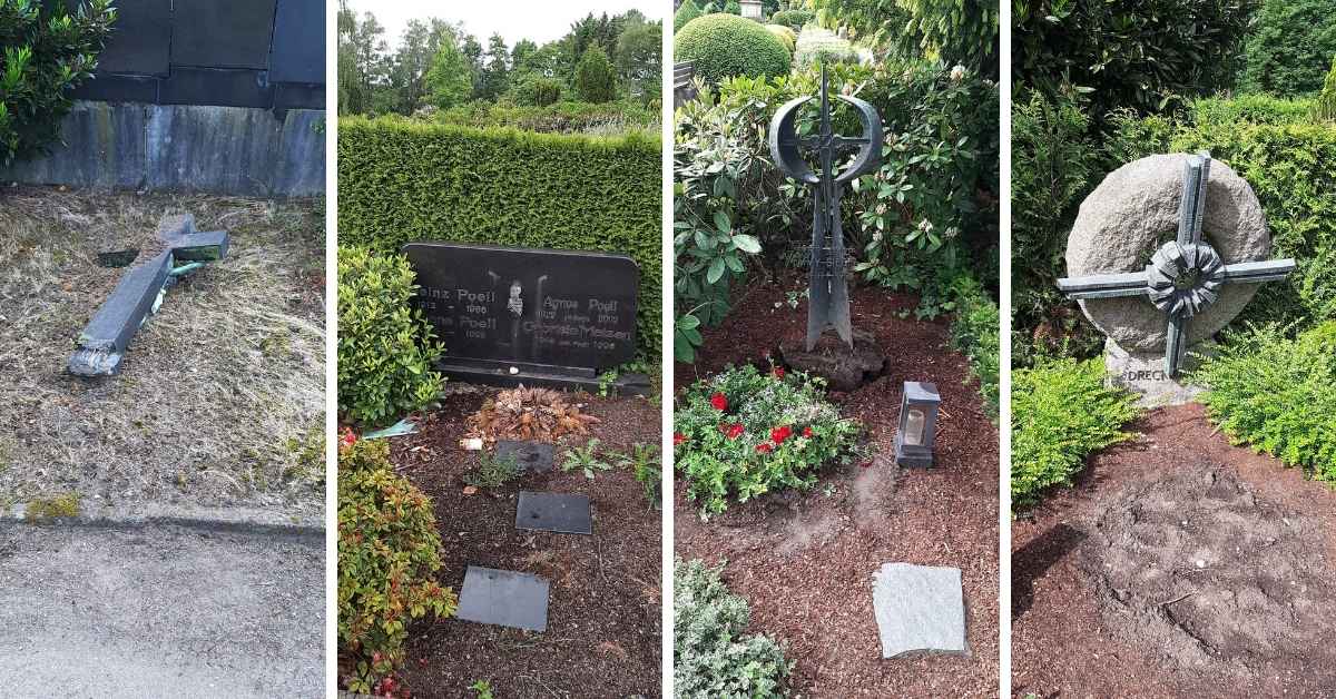 Dreister Diebstahl auf dem St. Agatha-Friedhof