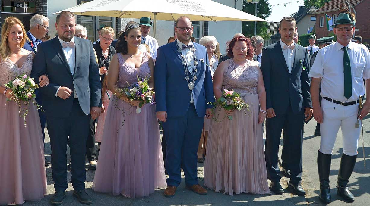 Königin Melanie Hinsken, König Tobias Hemker Rhade