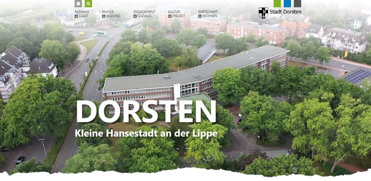 Lippestadt Dorsten hat eine neue Homepage