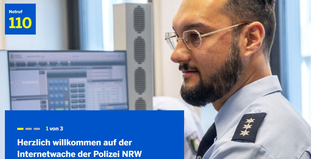 Neue Internetseite Polizei NRW