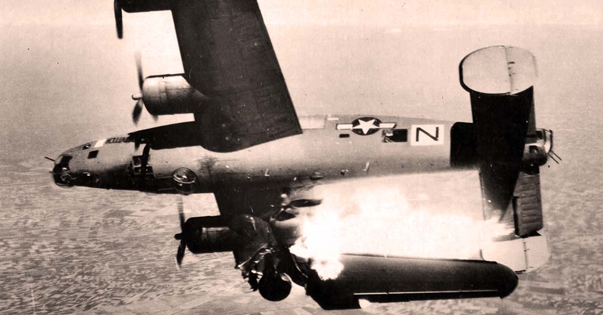 B-24 Bomber Absturz Weltkrieg Flak