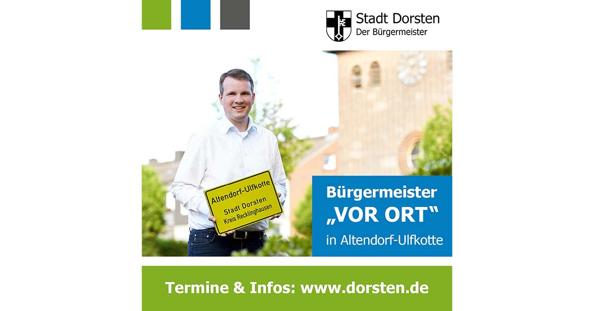 Bürgermeister vor Ort