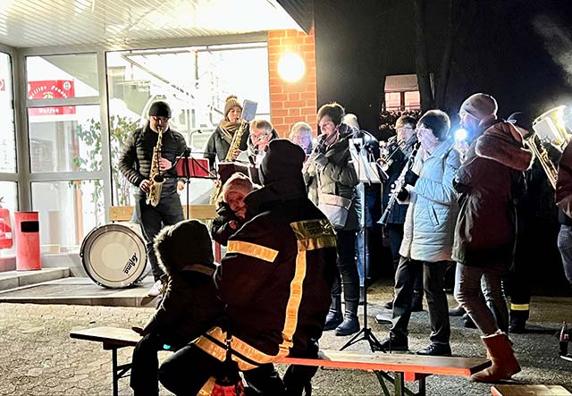Glühweinumtrunk Feuerwehr Wulfen