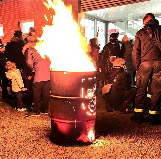 Glühweinumtrunk Feuerwehr Wulfen