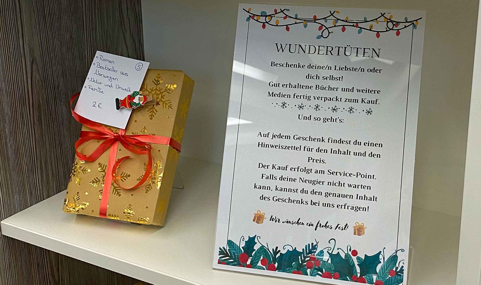 Weihnachtspäckchen-Bücherei-Dorsten
