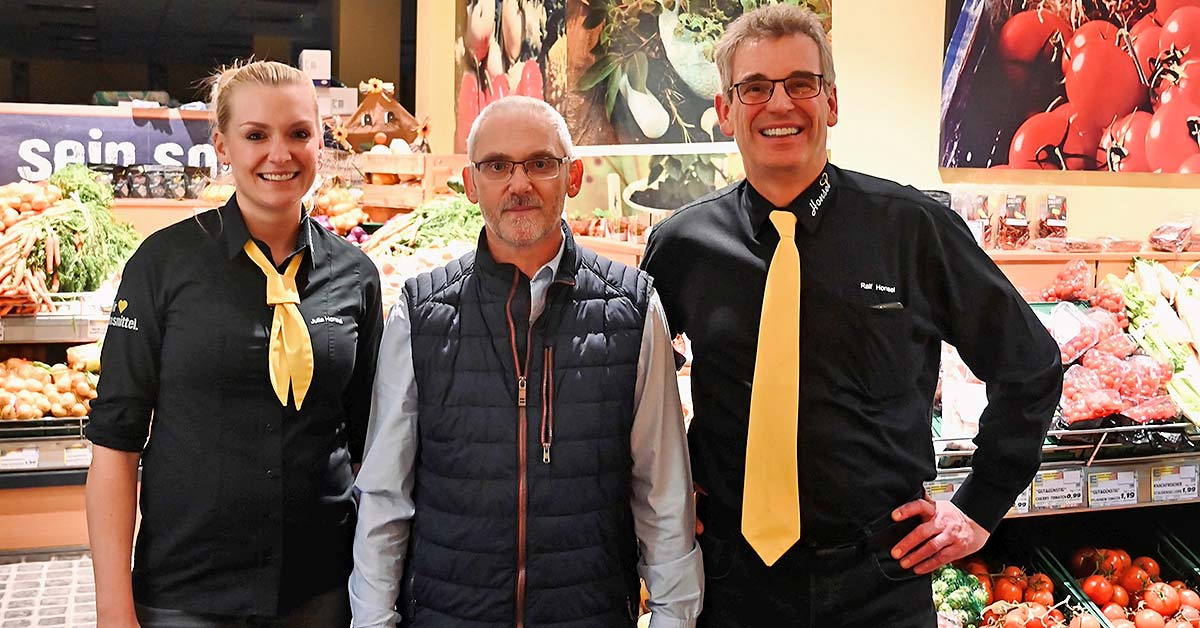 Edeka Weierstahl und Familie Honsel