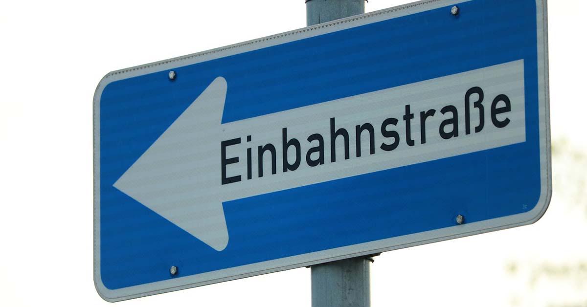 Einbahnstraße