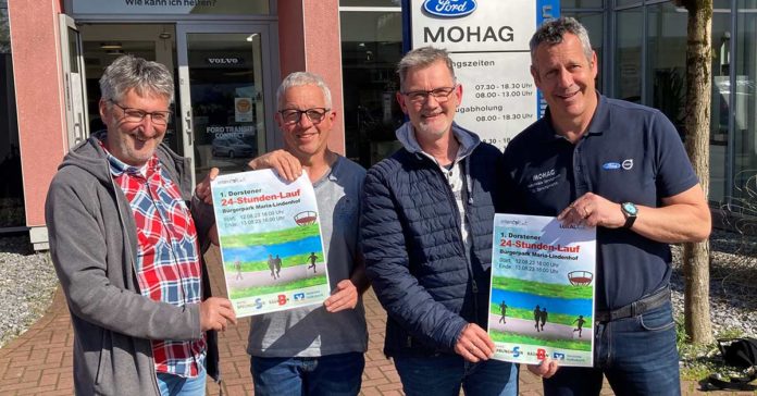 Leo Monz-Dietz, Thomas Hein, Christian Sklenak und Oliver Sprungmann vom Organisationsteam