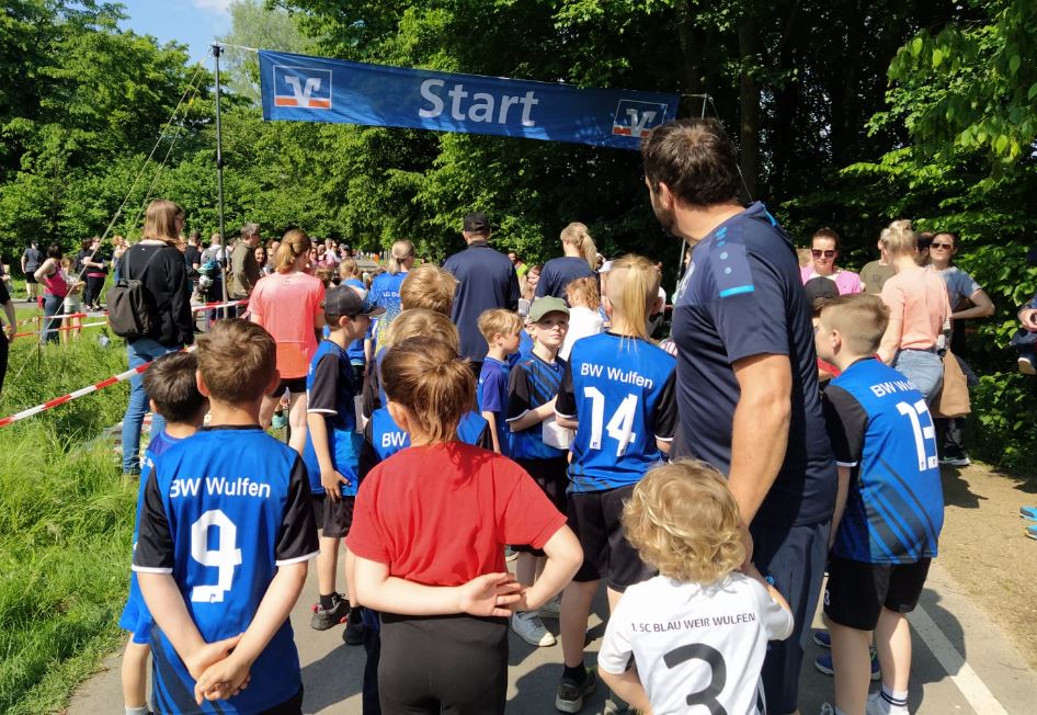 Brustkrebslauf Dorsten Blau weiß Wulfen