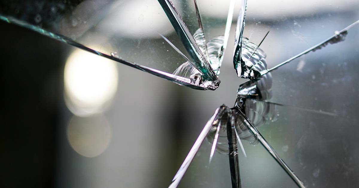 Einbruch Glasbruch Scheibe
