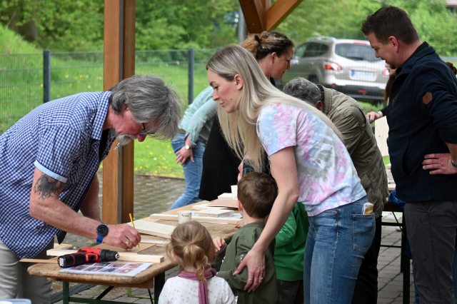 Heimatverein Wulfen Nistkästen Bau KiGa NRW Stiftung