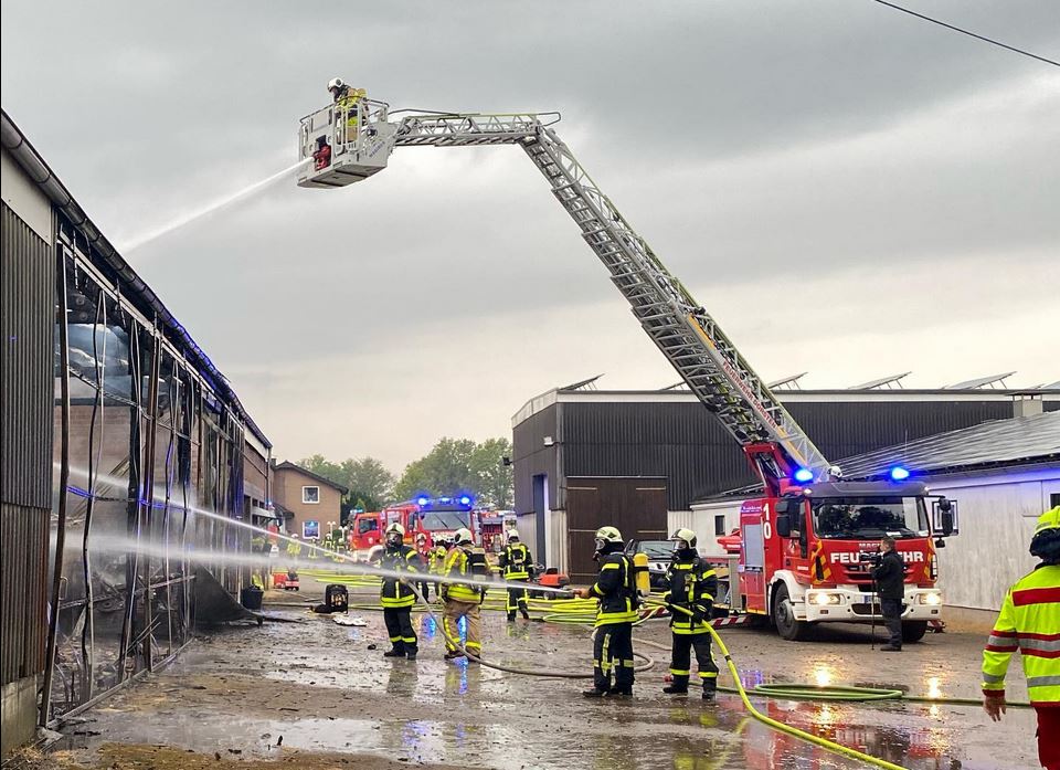 Großbrand Dorsten Hervest