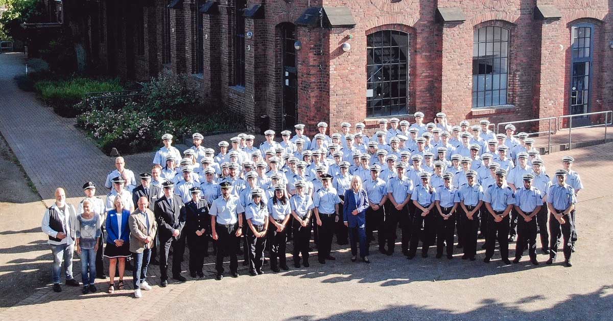 Polizei Nachwuchs Auszubildende