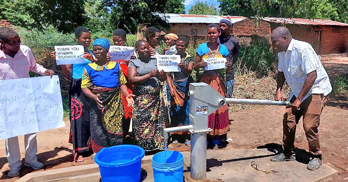Vereinte Volksbank Muona Afrika Brunnenprojekt