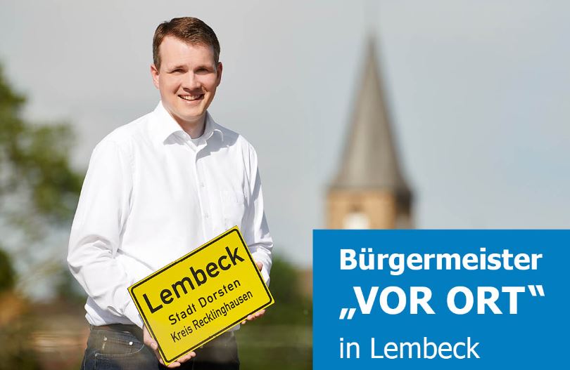 Bürgermeister vor Ort in Lembeck