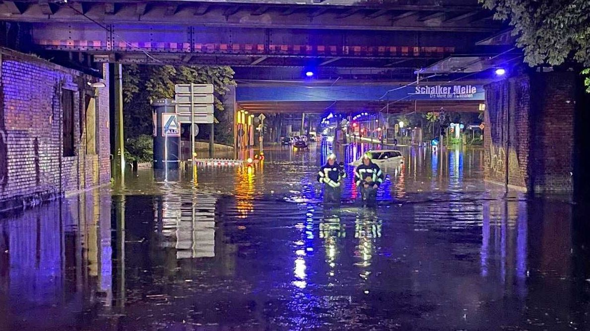 Unwetter in Gelsenkirchen August 2023